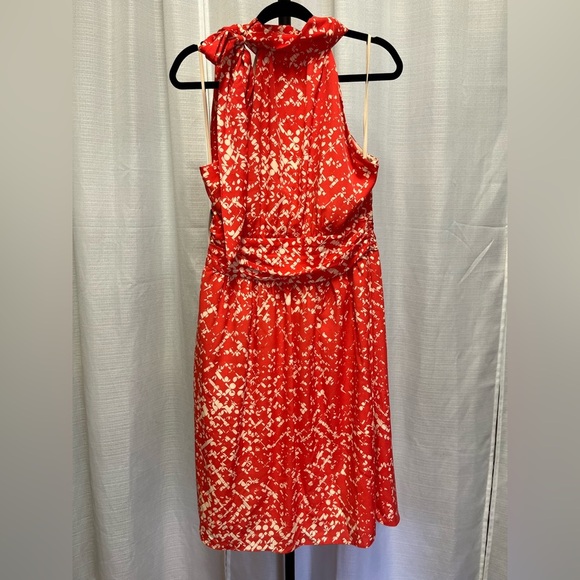 Cynthia Steffe Printed Crêpe de Chine Halter Dress NWT | size 10 - Picture 4 of 10
